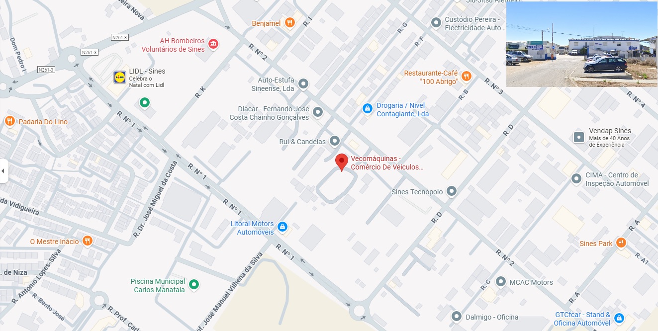 Mapa e imagem - Localização